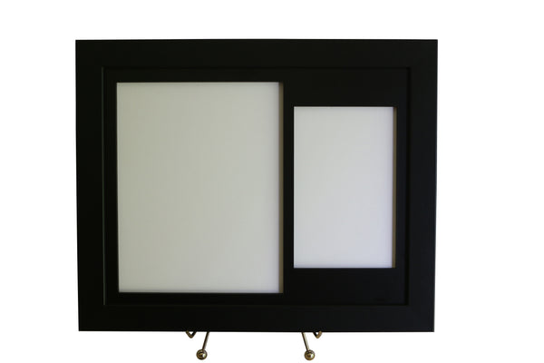 Framed Display for a Beckett Slabbed Postcard w/ 8x10 Vertical Photo Opening - Graded And Framed