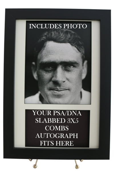 Framed Display for your Earle Combs PSA/DNA 3x5 Autograph (INCLUDES PHOTO) - Graded And Framed