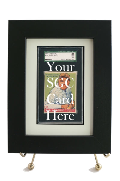 SGC Graded Sports Card Frame - Graded And Framed