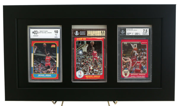 BGS Card Frame-(3) Cards-New Black Design