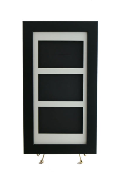 Sports Card Frame for (3) SGC Graded Cards (All New Horizontal Design) - Graded And Framed