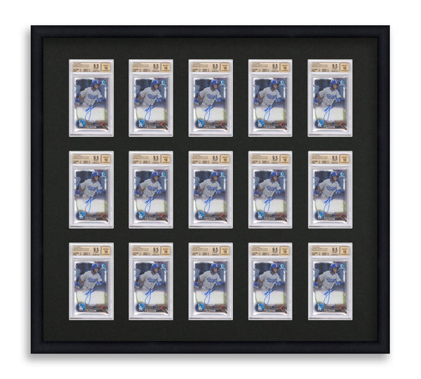 BGS Beckett 15 Card Frame - Graded And Framed