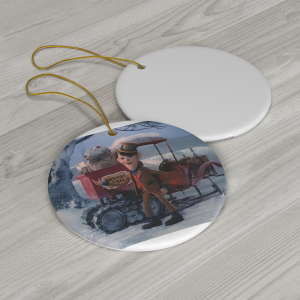 Postman-Santa Claus is Comin' to Town Ceramic Ornament, 4 Shapes