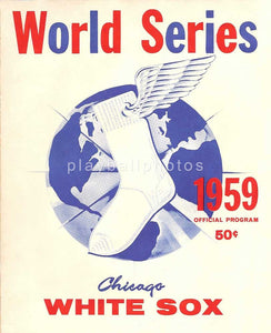 1959 World Series Program Cover