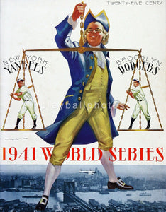 1941 World Series Program Cover Print