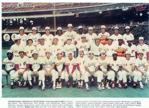 1976 National League All Star Team