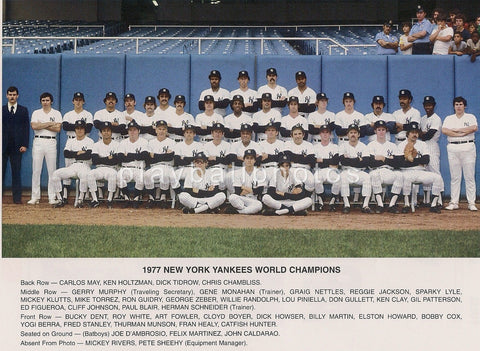 1977 NY Yankees Team Print