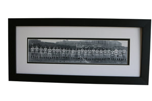 1929 Chicago Cubs Framed Panoramic Team Print - Graded And Framed