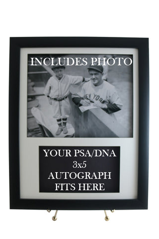 Display Frame for YOUR Waite Hoyt PSA  3x5 Autograph (INCLUDES PHOTO) - Graded And Framed