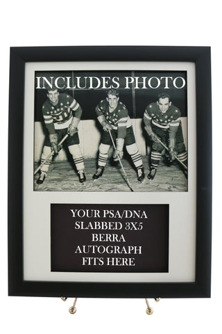 Framed Display for your YOGI BERRA PSA 3x5 Autograph (INCLUDES PHOTO) - Graded And Framed