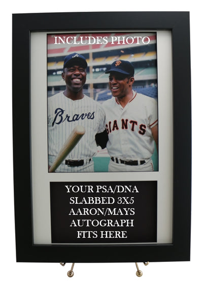 Framed Display for your WILLIE MAYS PSA/DNA 3x5 Autograph (INCLUDES PHOTO) - Graded And Framed