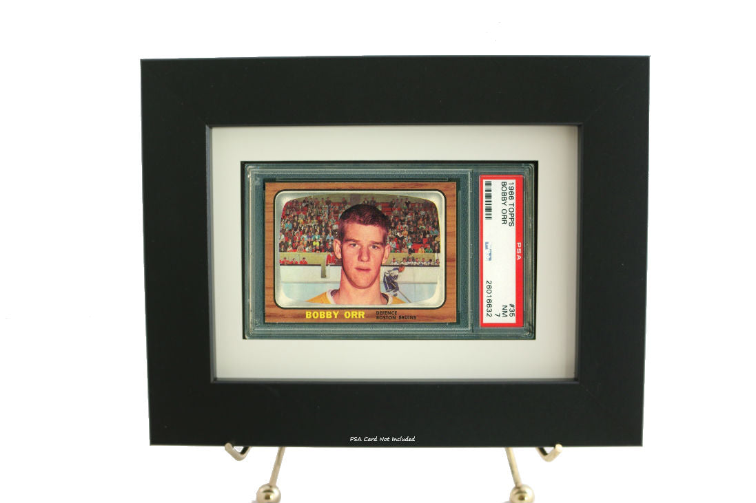 PSA Graded Sports Card Frame for a Horizontal Card - Graded And Framed