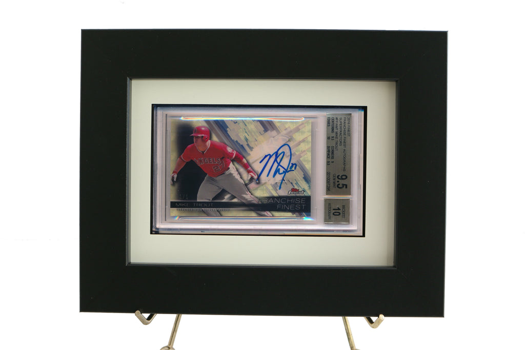 Sports Card Frame for a BGS (Beckett) Graded Horizontal Card (White De