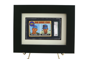 Sports Card Frame for an SGC Graded Horizontal Card (White Design) - Graded And Framed