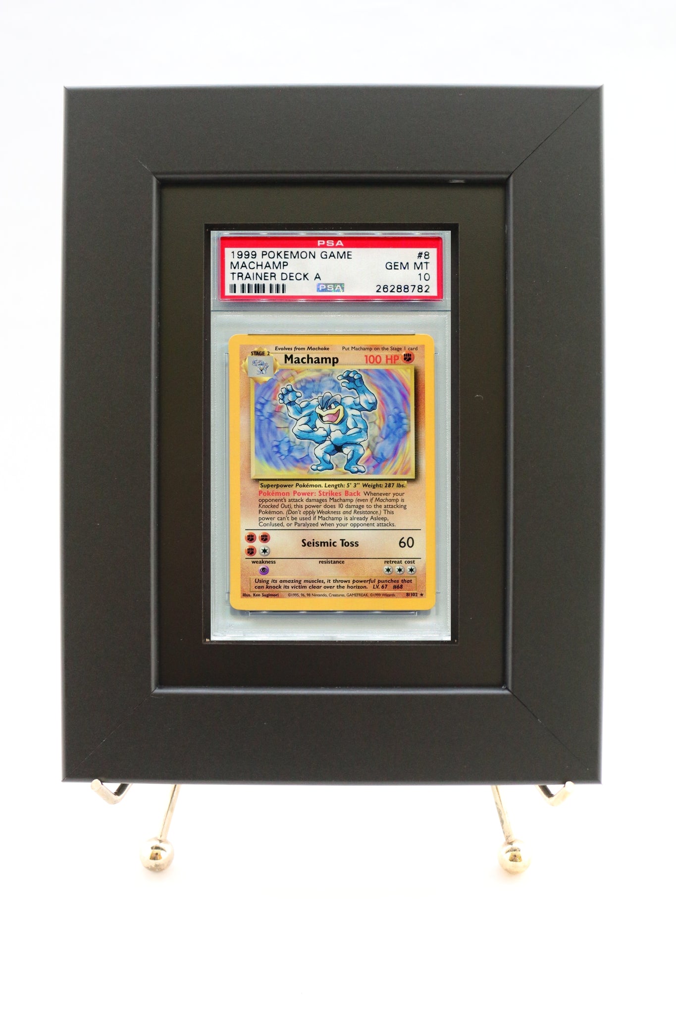 PSA Pokemon Card Framed Display (New Black Design) - Graded And Framed