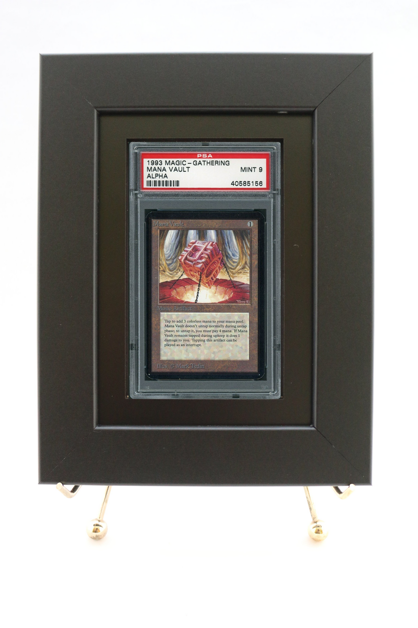 PSA Magic The Gathering (MTG) Framed Card Display-Black Design PSA Magic The Gathering (MTG) Framed Card Display-Black Design