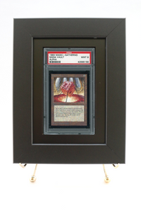 PSA Magic The Gathering (MTG) Framed Card Display-Black Design - Graded And Framed