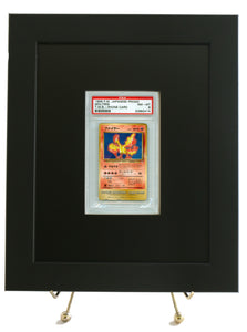pokemon card display board PSA Pokemon Card Framed Display (New-Larger 8 x 10 Black Design)