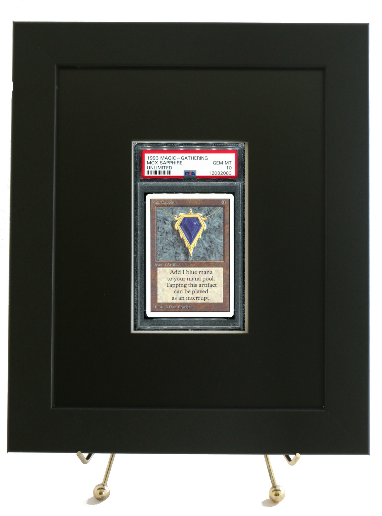 Framed Display for YOUR PSA Magic the Gathering (MTG) Card-New Larger Size - Graded And Framed