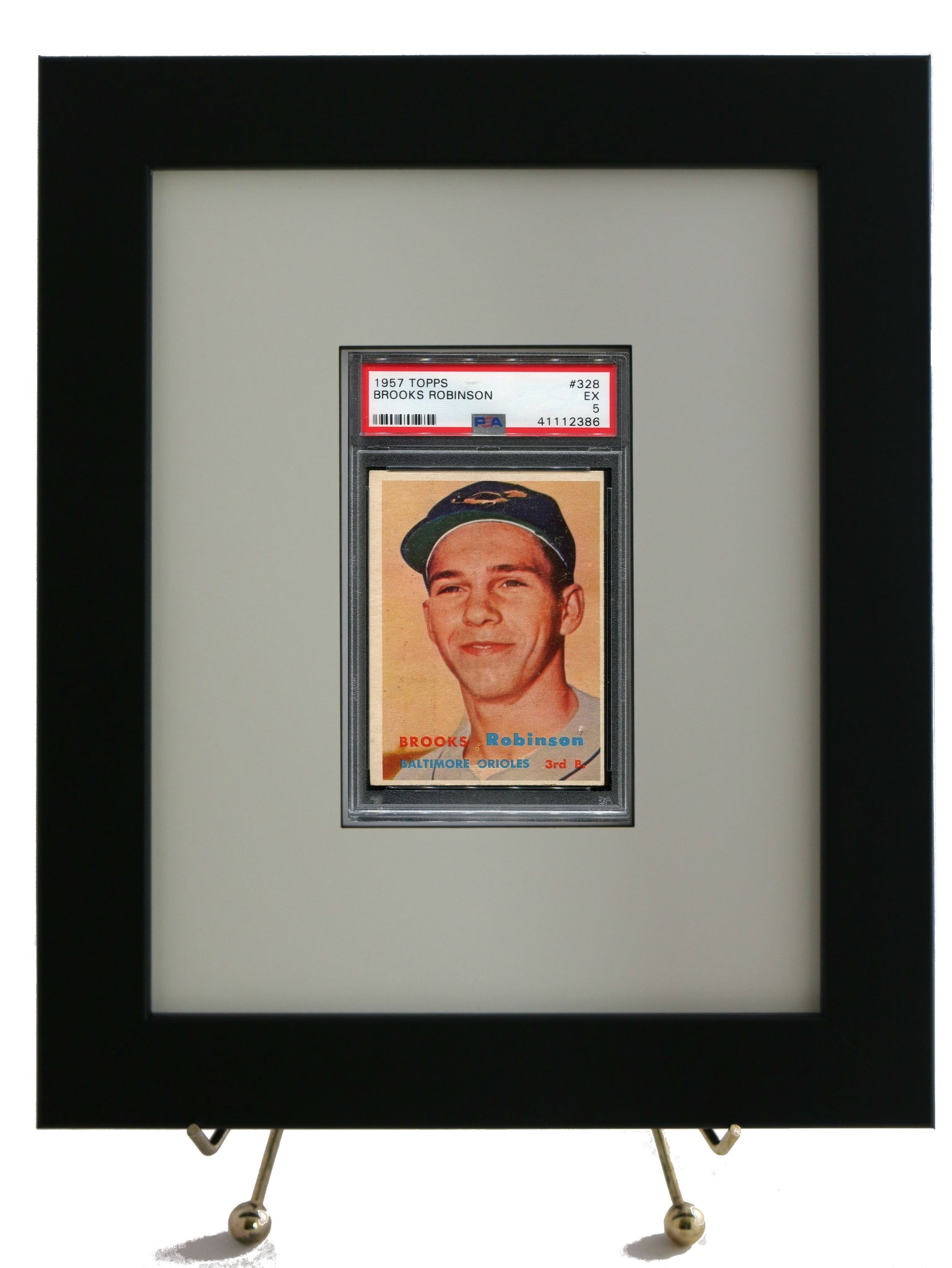 Graded Card Display for a PSA Graded Vertical Card (NEW 8x10 size) - Graded And Framed