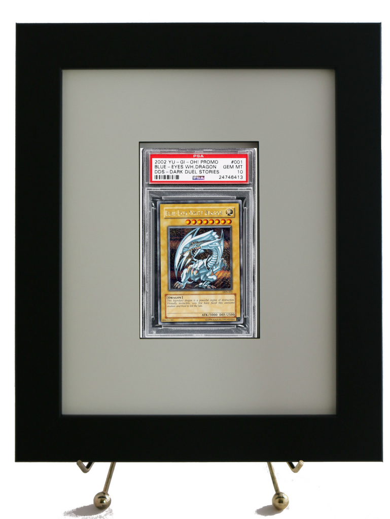 PSA Yu-Gi-Oh Card Frame-New Larger White Design PSA Yu-Gi-Oh Card Frame-New Larger White Design