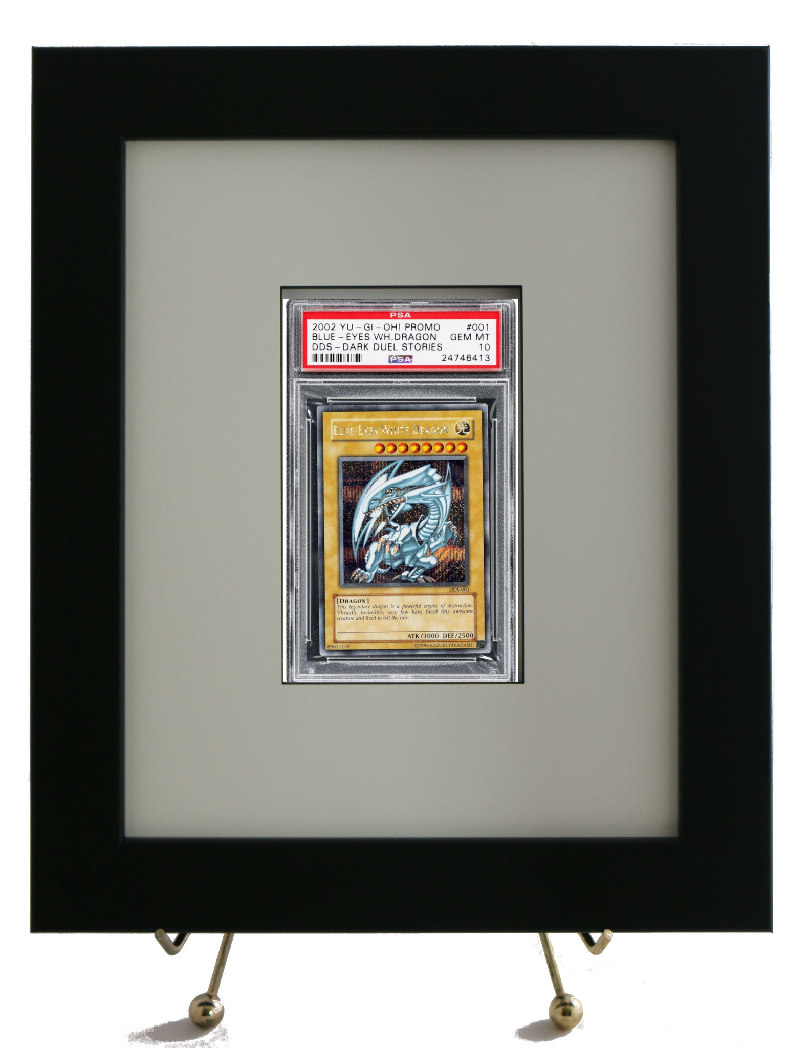 PSA Yu-Gi-Oh Card Frame-New Larger White Design PSA Yu-Gi-Oh Card Frame-New Larger White Design