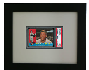 Framed Display for a PSA Graded Horizontal Card (NEW-8x10 size) - Graded And Framed