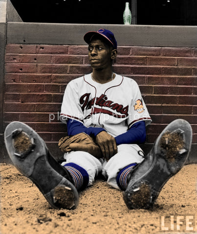 Satchel Paige Colorized 8x10 Print