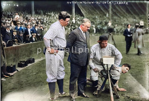 Babe Ruth Colorized 8x10 Print