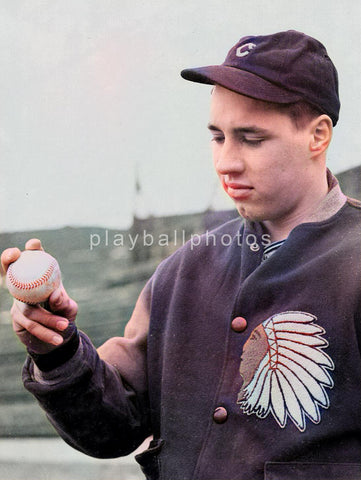 Bob Feller Colorized 8x10 Print