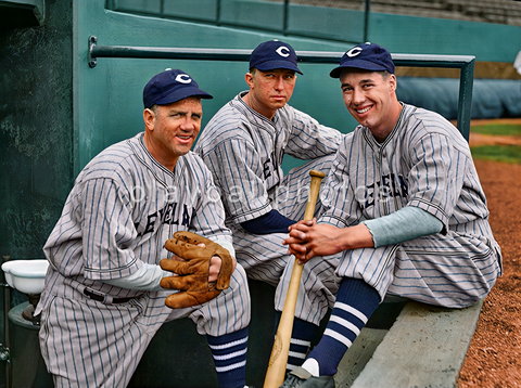 Bob Feller Colorized 8x10 Print