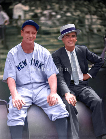 Lou Gehrig Colorized 8x10 Print