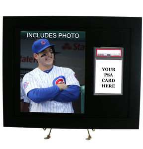Graded Sports Card Frame for YOUR PSA Anthony Rizzo Card (INCLUDES PHOTO) - Graded And Framed