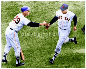 Ted Williams Last Game Colorized 8x10 Print