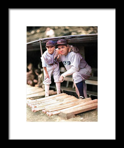 DO499 Babe Ruth Boston Braves Mighty Baseball 8x10 11x14 16x20 Colorized  Photo